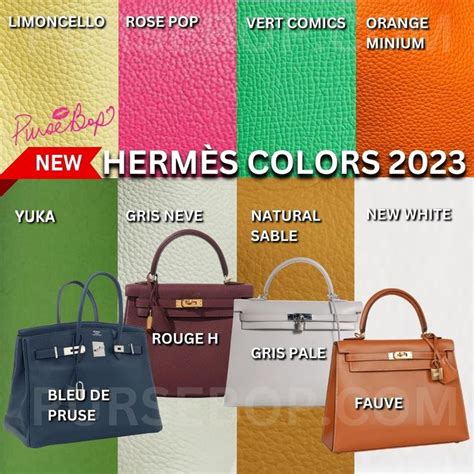 hermes bag colors 2022|best hermes colors for purses.